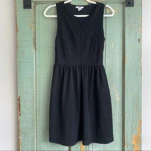 Bar III Crinkle Cocktail Fit and Flare Sleeveless Mini Dress